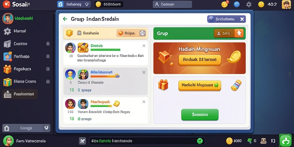 Screenshot dari kemenangan besar pengguna.