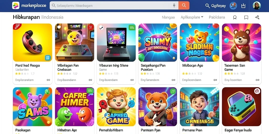 Screenshot memperlihatkan berbagai pilihan tema permainan.